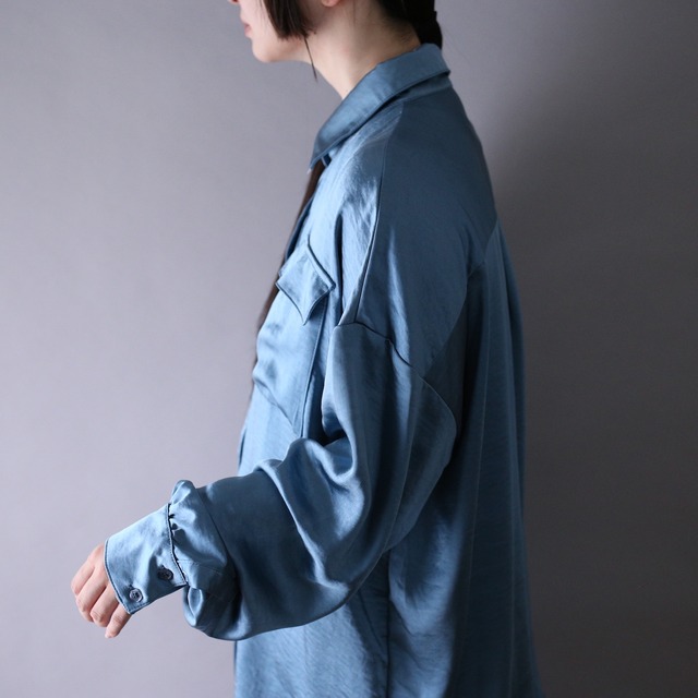 ice blue good coloring over silhouette shirt