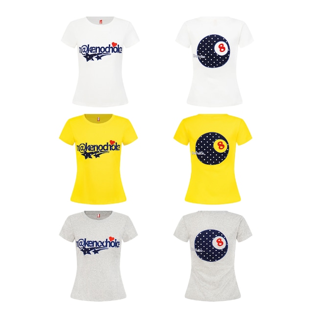 back eight ball logo short sleeve tee　バックエイトボールロゴ半袖ティー　J1922