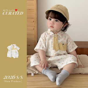 【BABY】カラフルドットロンパース