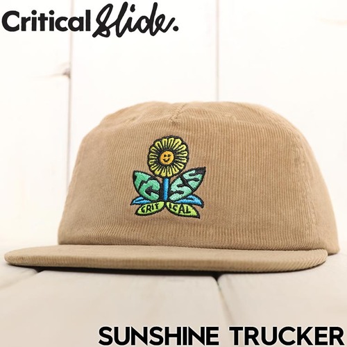 スナップバックキャップ 帽子 Critical Slide クリティカルスライド TCSS ティーシーエスエス SUNSHINE TRUCKER CAP HW24248