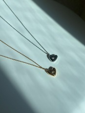 Petite heart necklace