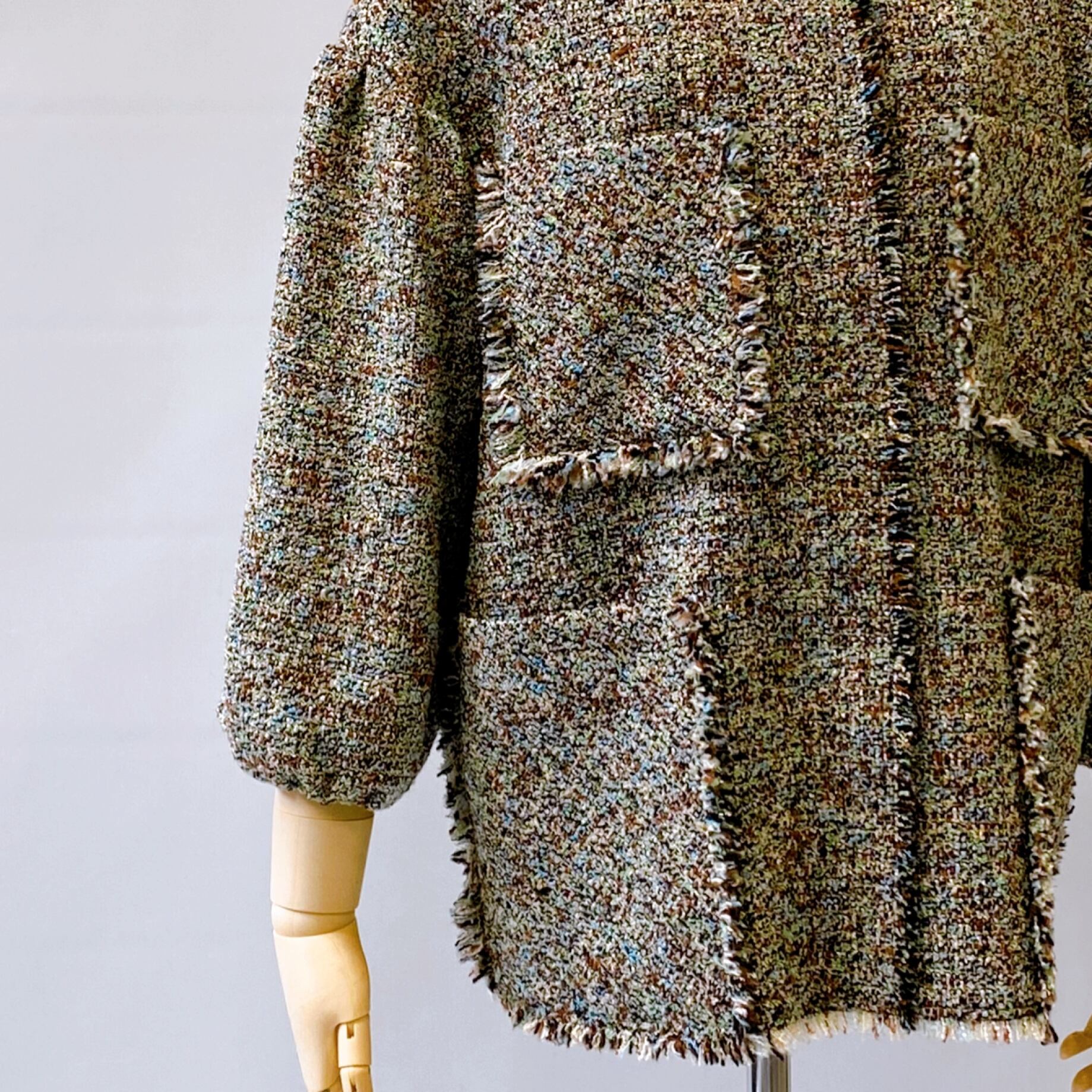 GREED(グリード) KASURI Classic Tweed Puff Jacket [送料無料] | BIEN MORE Net Store  ファッション レディース セレクトショップ　 powered by BASE