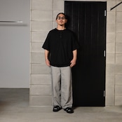 INTERIM / EXTRA FINE MERINO WOOL JERSEY HENRY OVER S/S TEE