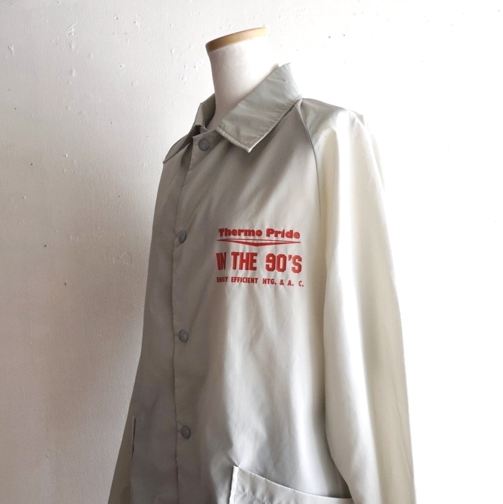 90s made in USA coach jacket/ヴィンテージグレージュのコーチ