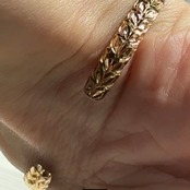 ゴールドハワイアンブレスレット（マイレリーフ/6mm）