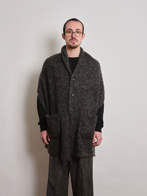Nine Tailor " Marsh Stole ( Heather Black ) "