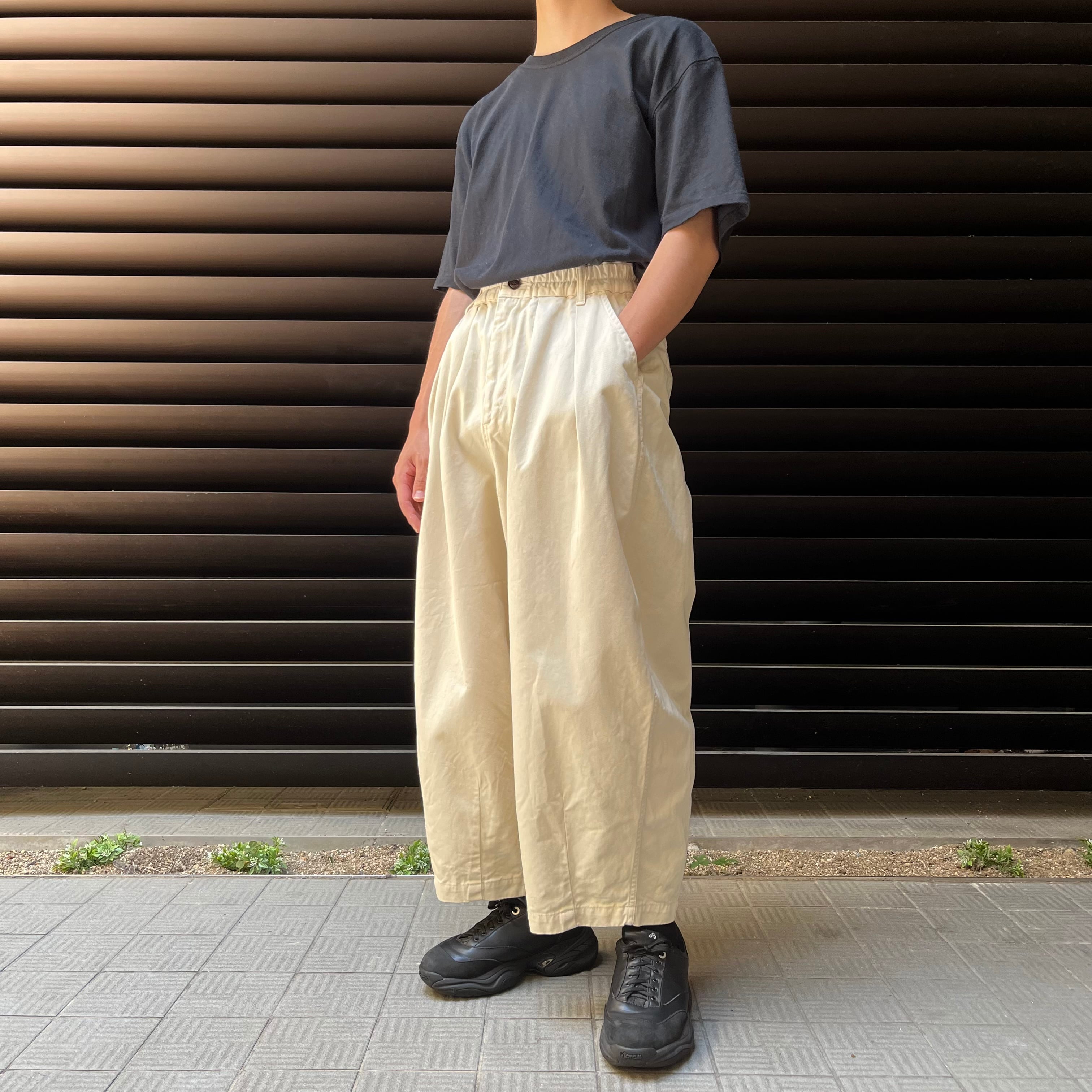 【HARVESTY】CHINO CIRCUS PANTS (UNISEX) / ハーベスティ チノサーカスパンツ