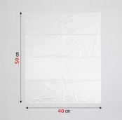 ジャパックス ゴミ袋 半透明 横40cm×縦50cm 厚さ0.008mm 約10L ルームプロジェクト 室内で使う ゴミ箱用 ポリ袋 PR108 100枚入