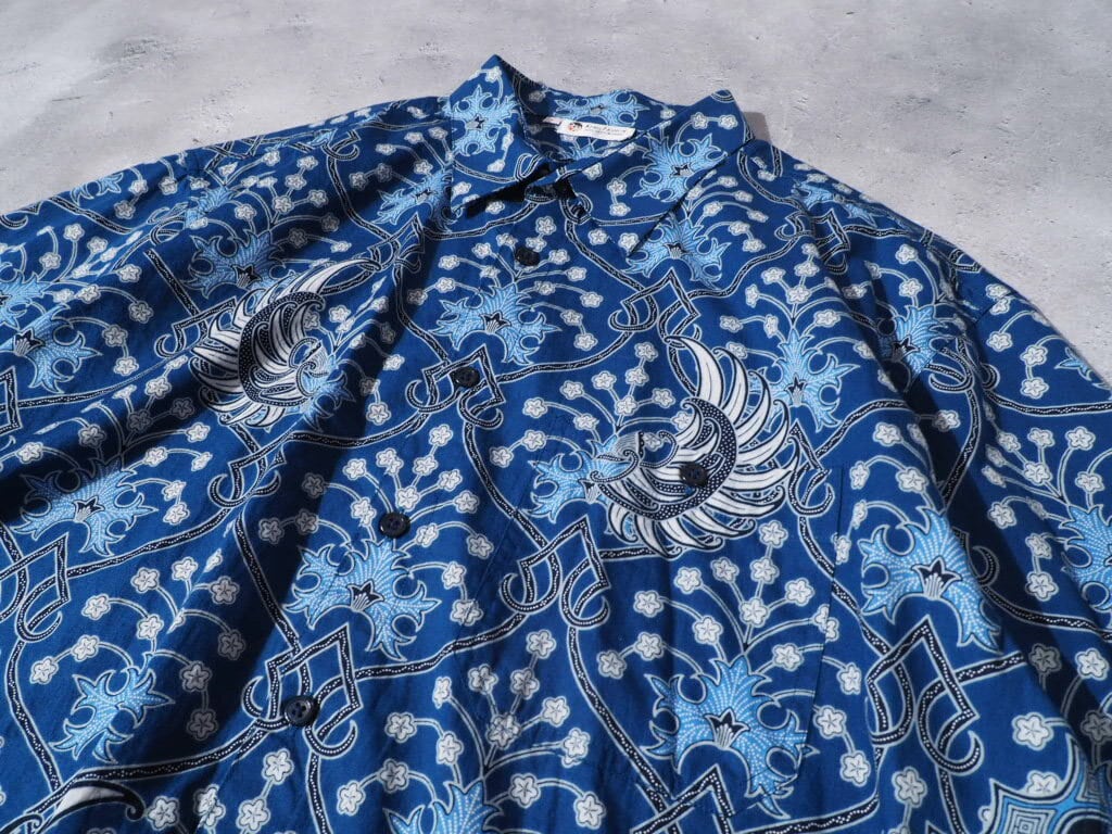 寒冷 - cold ethnic art pattern design Box silhouette shirt