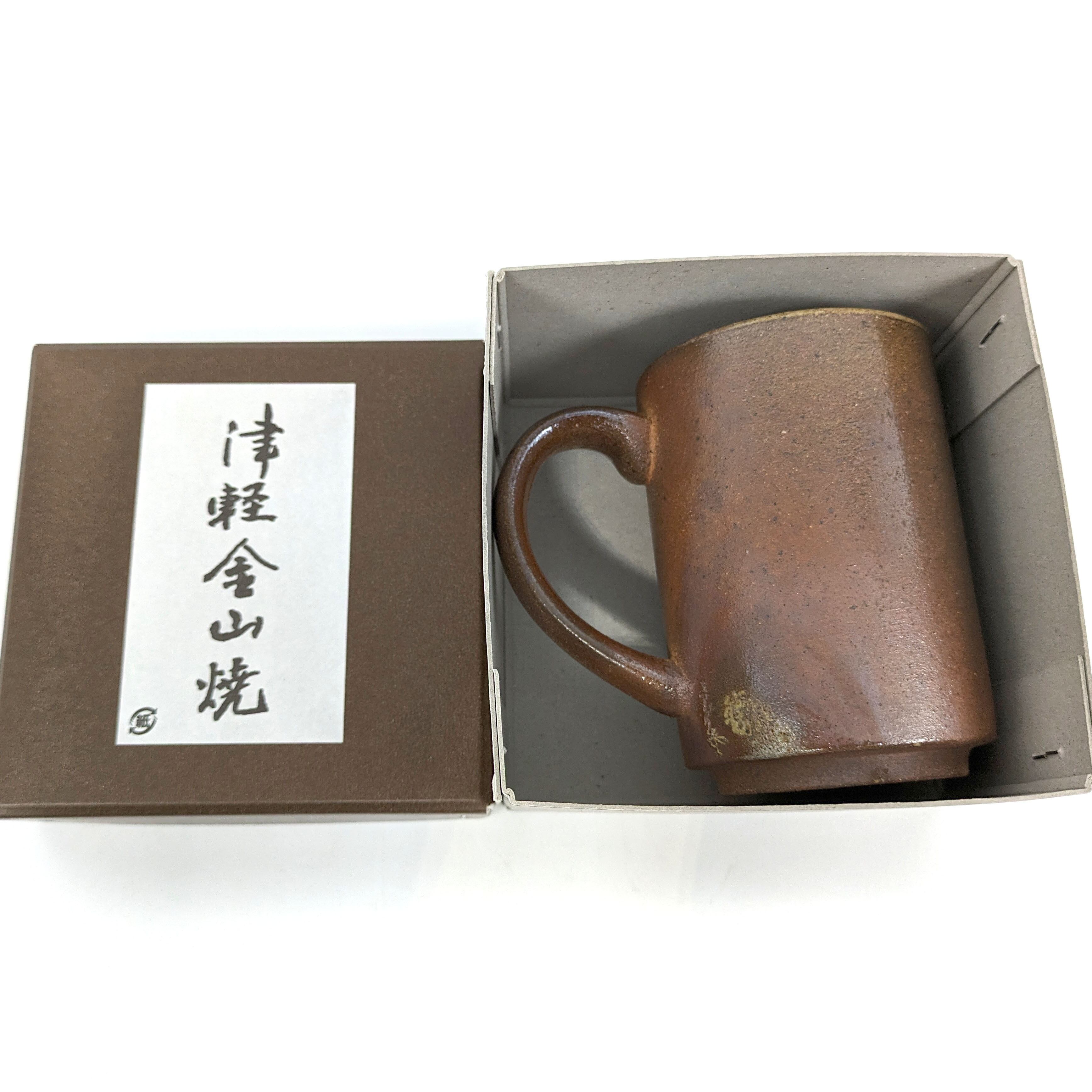 津軽金山焼・マグカップ・焼物・陶磁器・No.240425-04・梱包サイズ60