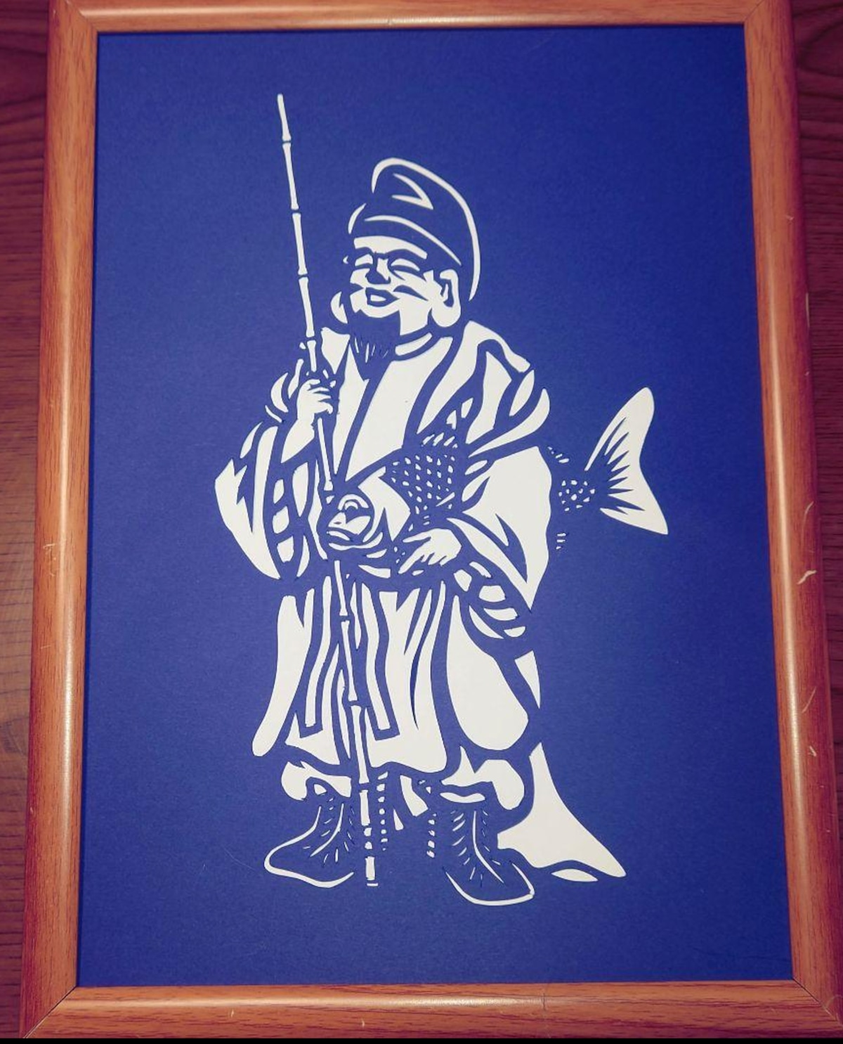 切り絵 恵比寿様 | Miyu工房 Paper Cutting