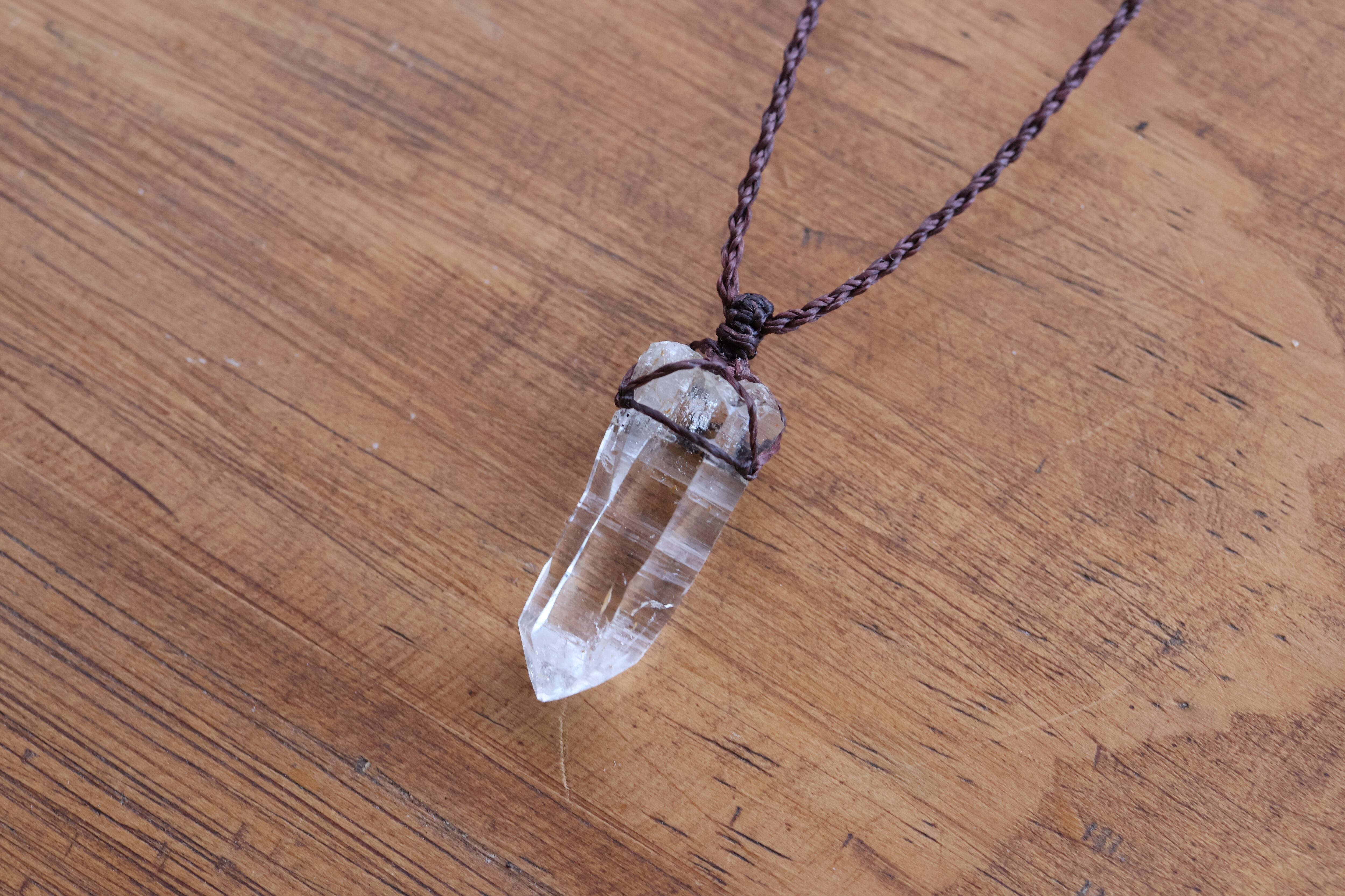 シルバーペンダントトップ（ガネーシュヒマール水晶） スーパー