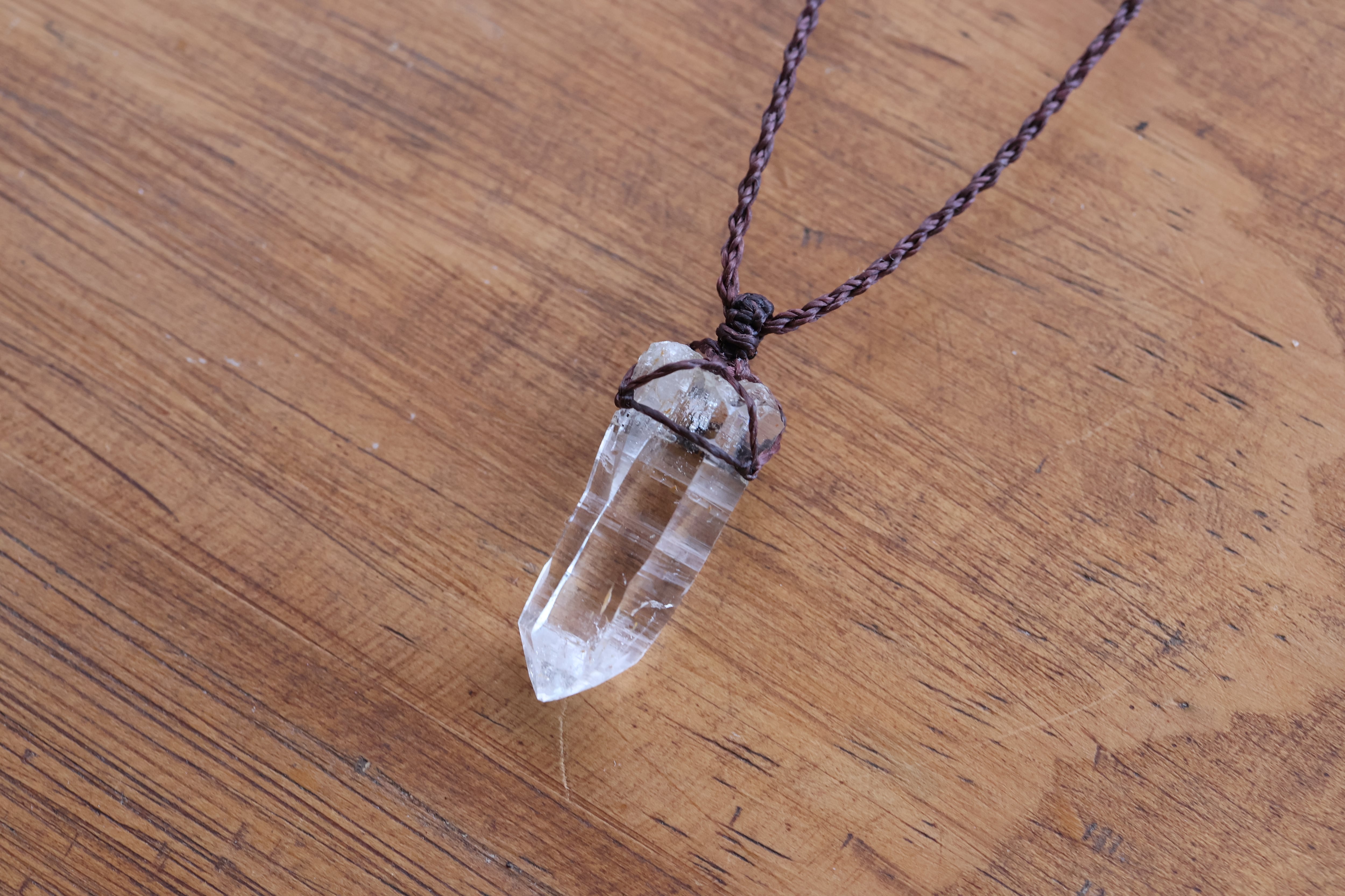 シルバーペンダントトップ（ガネーシュヒマール水晶） （ネパール 