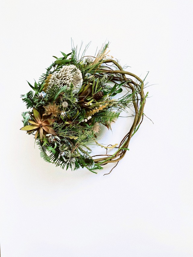 新たな年を祝うリース