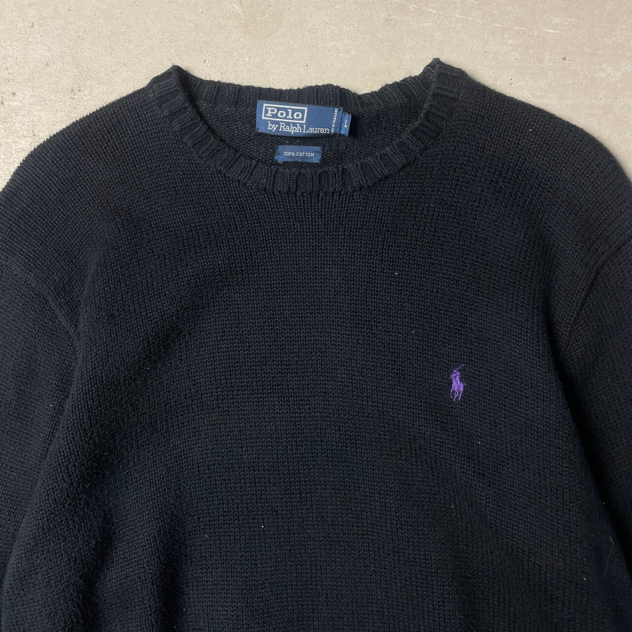 90年代 Polo by Ralph Lauren ポロバイラルフローレン コットンニット