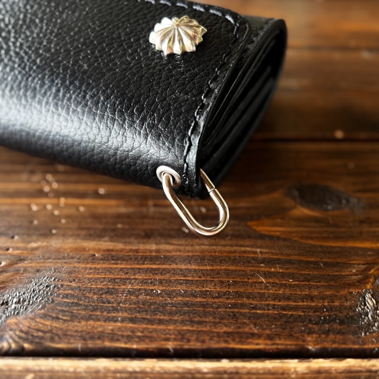 【カスタムオーダー Trucker Wallet-10 シュリンクエンボスレザー】