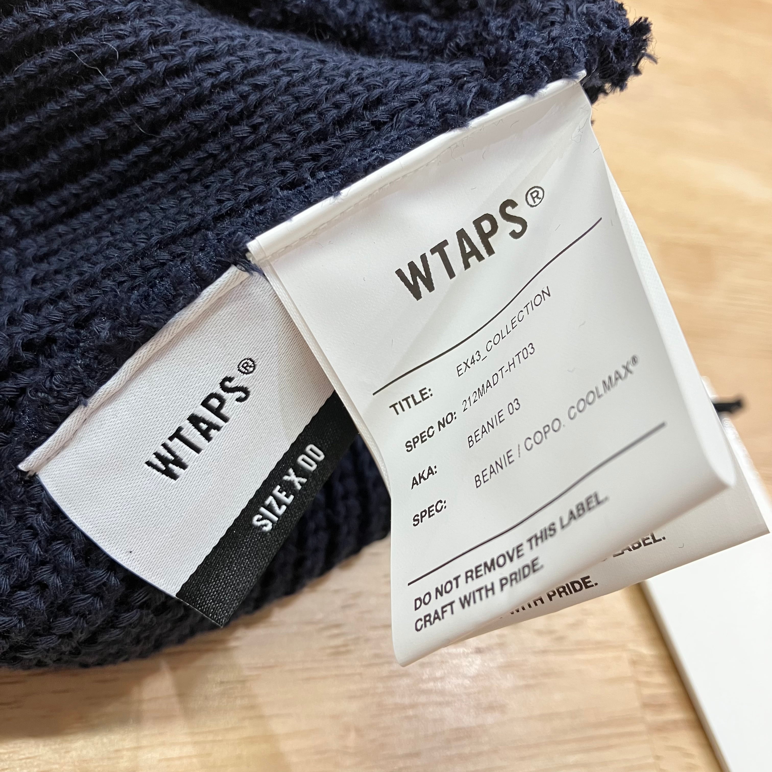 FITSALLカラー☆本物☆納品書付☆新品未使用品☆送料無料☆WTAPS 21aw BEANIE03