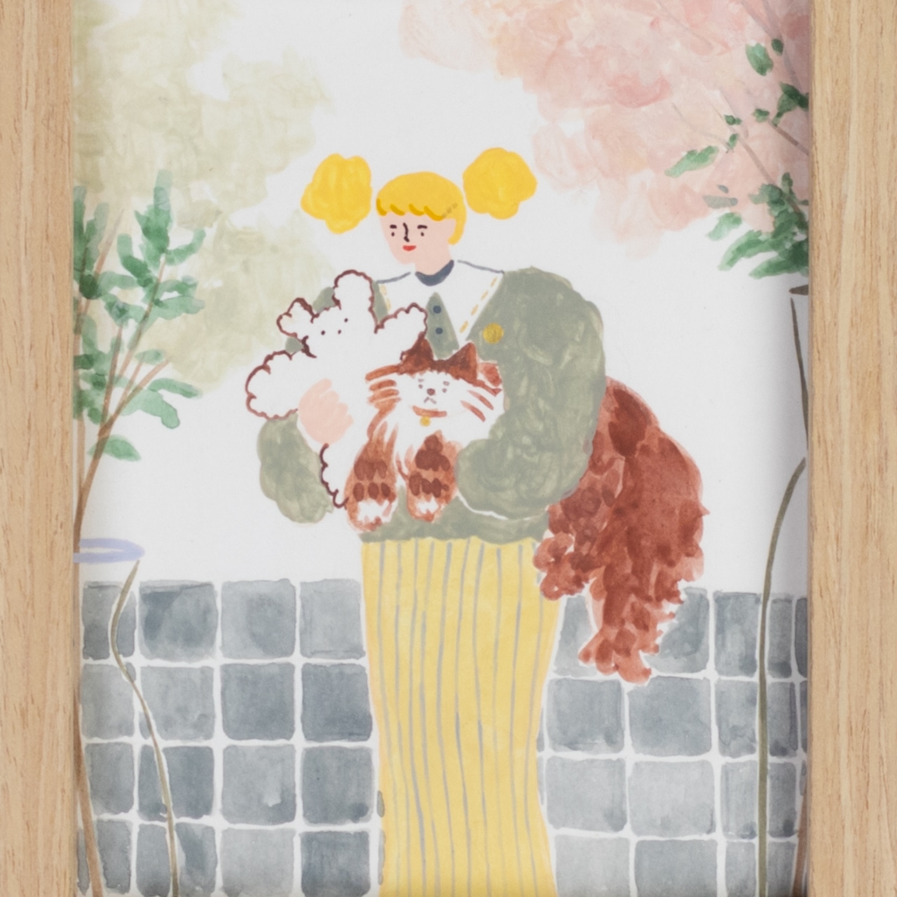 < Riie / ワカイリエ > 原画「ふわふわクラブ」