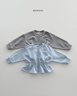 【予約】sheerring zipup