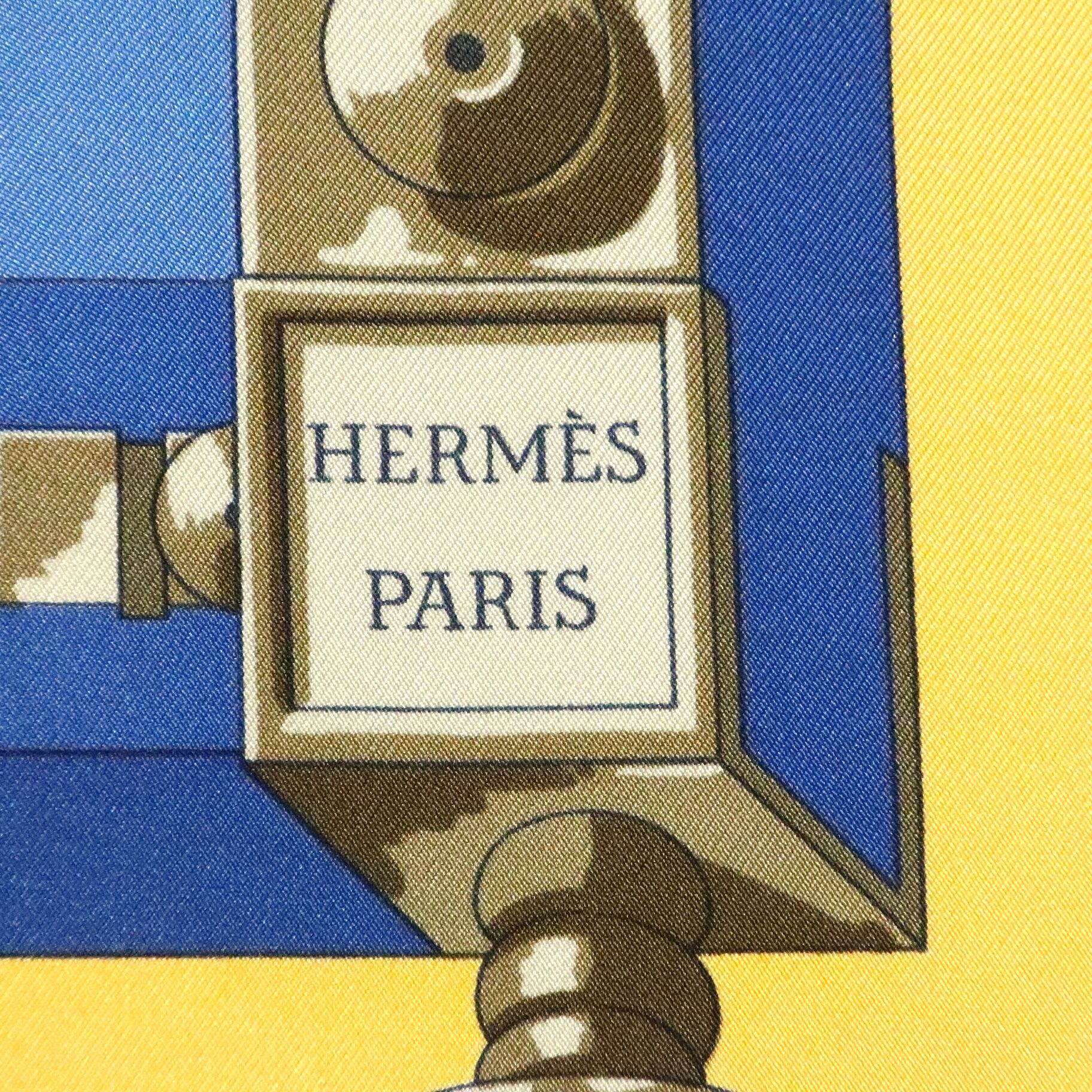 エルメス HERMES/スカーフ カレ90 アフリカのスプーン CUILLERS D