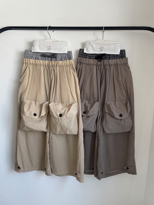 Layered Big Pocket Pants_S/M size