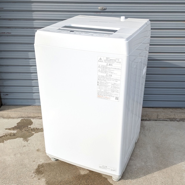 TOSHIBA(東芝)・全自動電気洗濯機・4.5㎏・2023年製・AW-45GA2・No.230801-16・梱包サイズ240