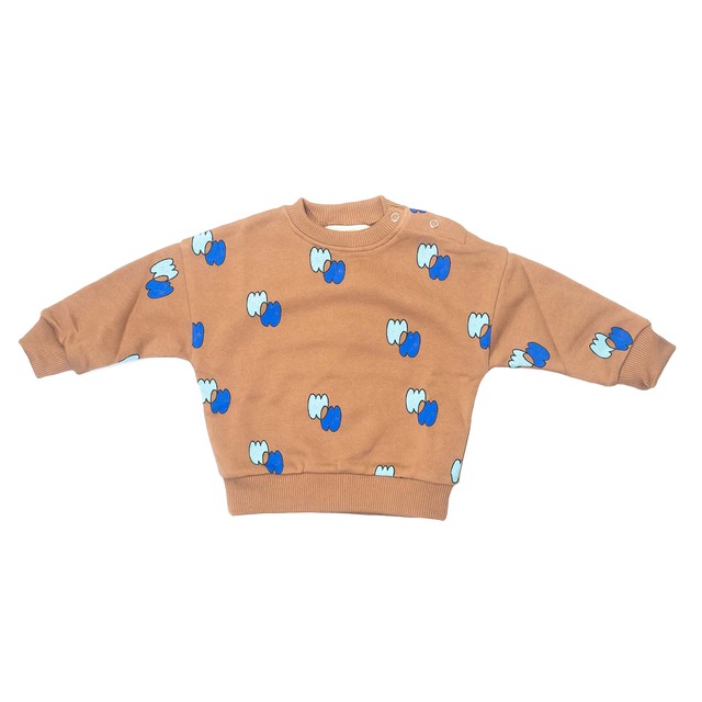 【WANDER&WONDER】Baby Sweatshirt clay logo-スウェット 粘土ロゴ-
