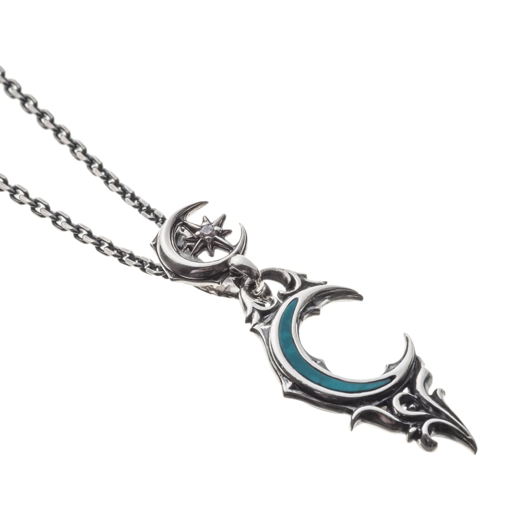 ブルームーンハートペンダント AKP0158 Blue Moon Heart Pendant