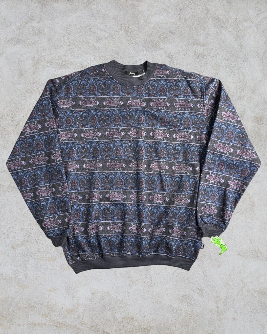 Special!!】80's~90's old stussy Tomtom Design Sweat “DEADSTOCK
