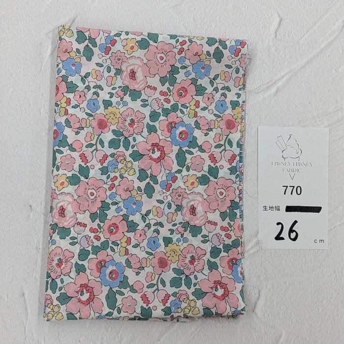 《770》◆輸入 リバティ LIBERTY タナローン カットクロス ハギレ