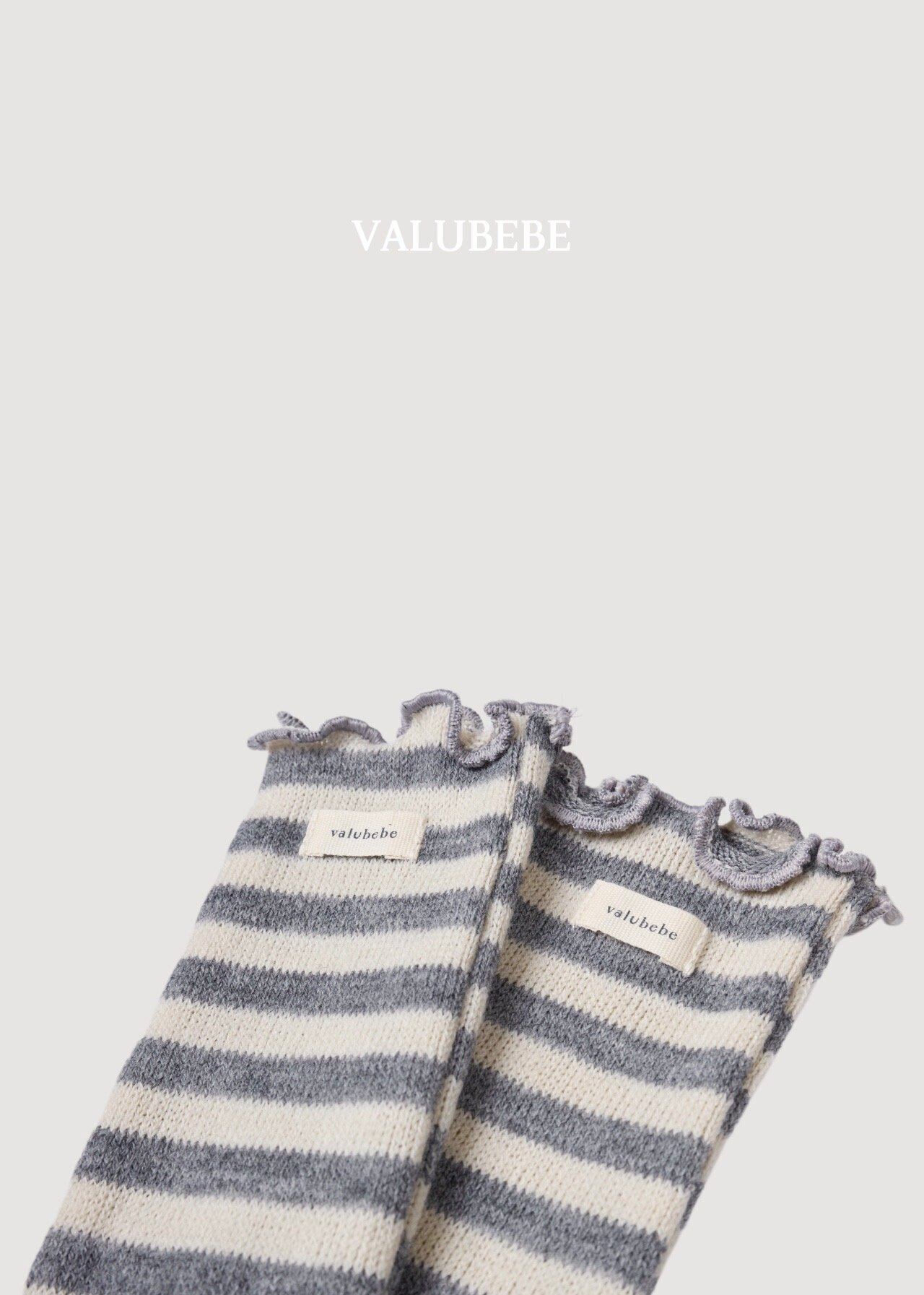 送料無料【予約】/ ボーダー靴下 / valubebe
