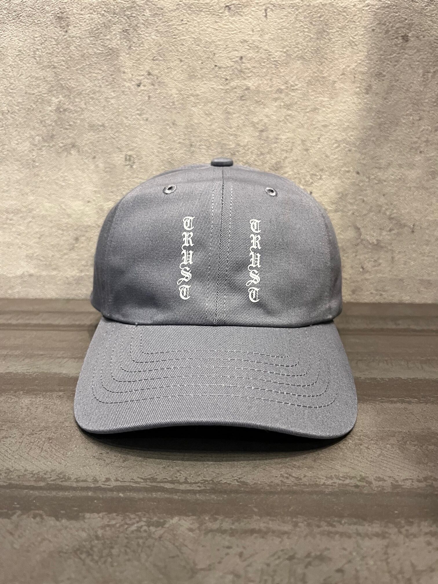 【ストーンブルー】original LOGOプリントCAP