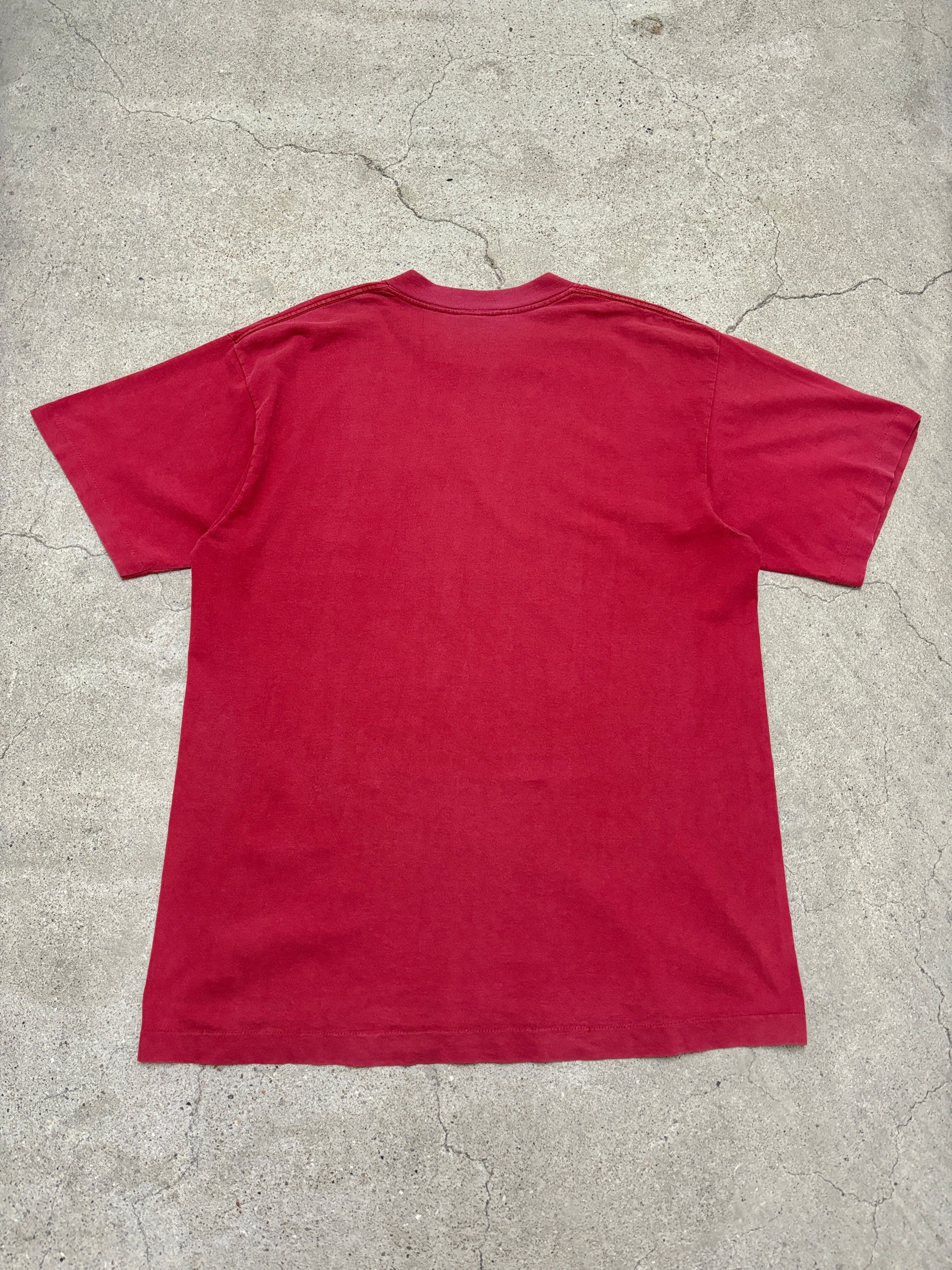 90s OLD STUSSY/Dog print Tee/USA製/白タグ/XL/ドッグプリントT/T