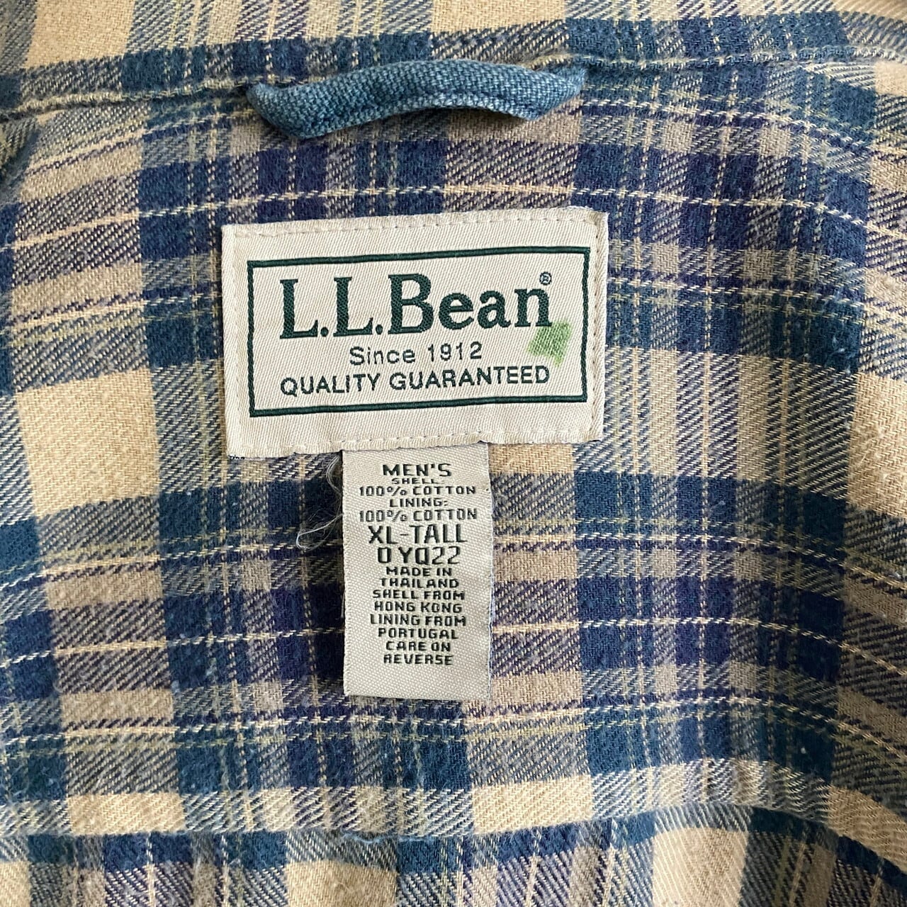 L.L.Bean エルエルビーン ダック チェックシャツジャケット ワークシャツ