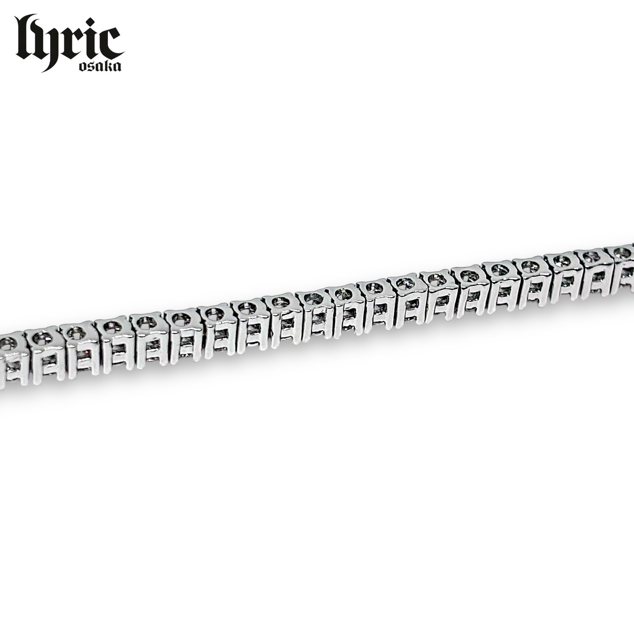 2mm 18cm luxury tennis bracelet silver