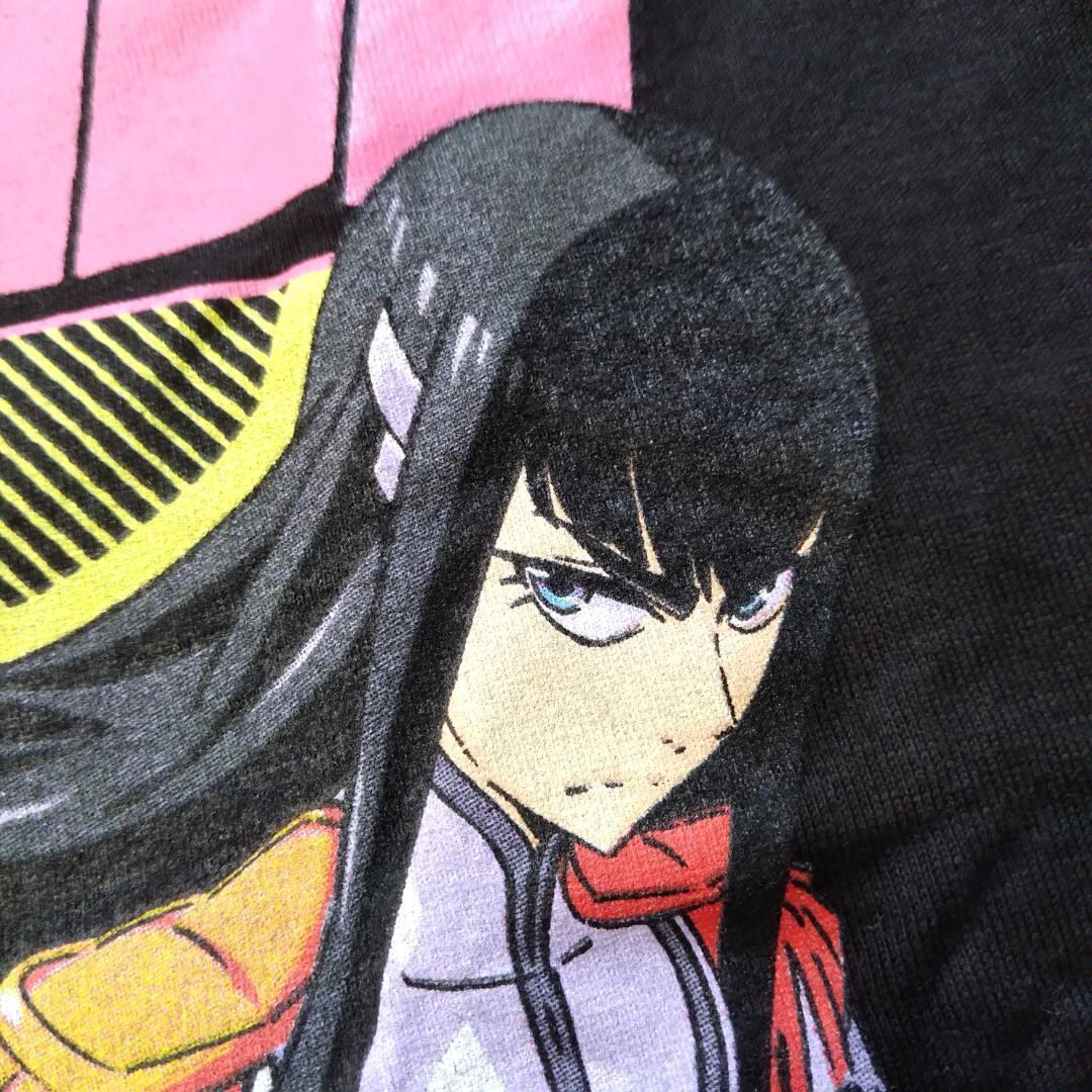 キルラキル Tシャツ 黒 流子 皐月 アニメT オフィシャル キルラキル Tシャツ XLサイズ 黒 流子 皐月 アニメT