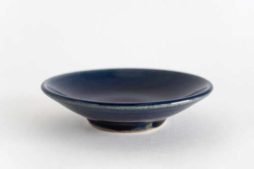14「瑠璃釉豆皿 13-1」五味茜 作