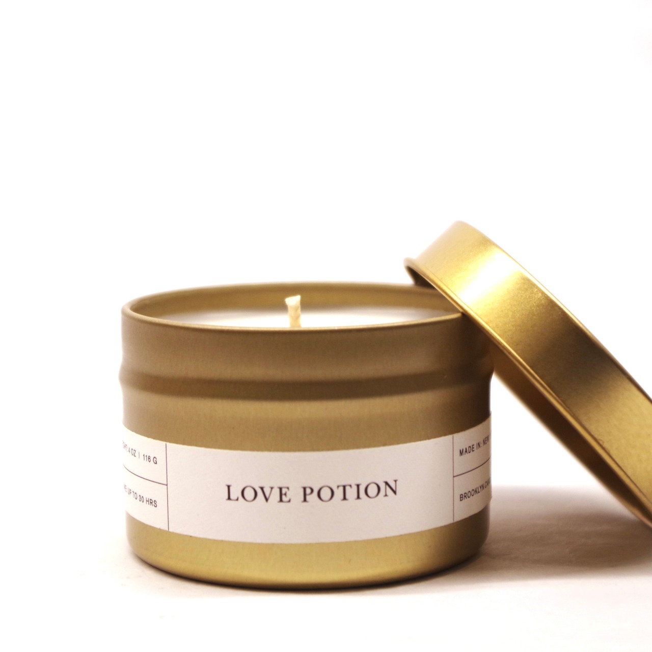 Brooklyn Candle Studio GOLD TRAVEL CANDLE 再入荷