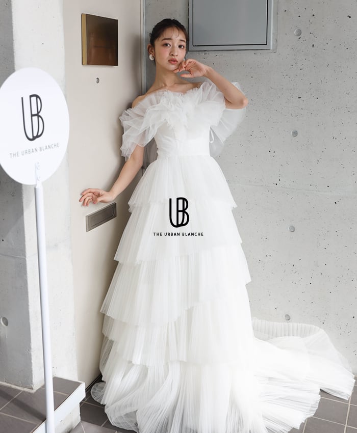 【NEW ARRIVAL WD128 】 【WEB商品】新作入荷 / ウェディングドレス カラードレス ドレス レース 刺繍 挙式 2次会 前撮り