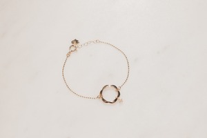 bracelet ( K10 gold / flower baby ring set)