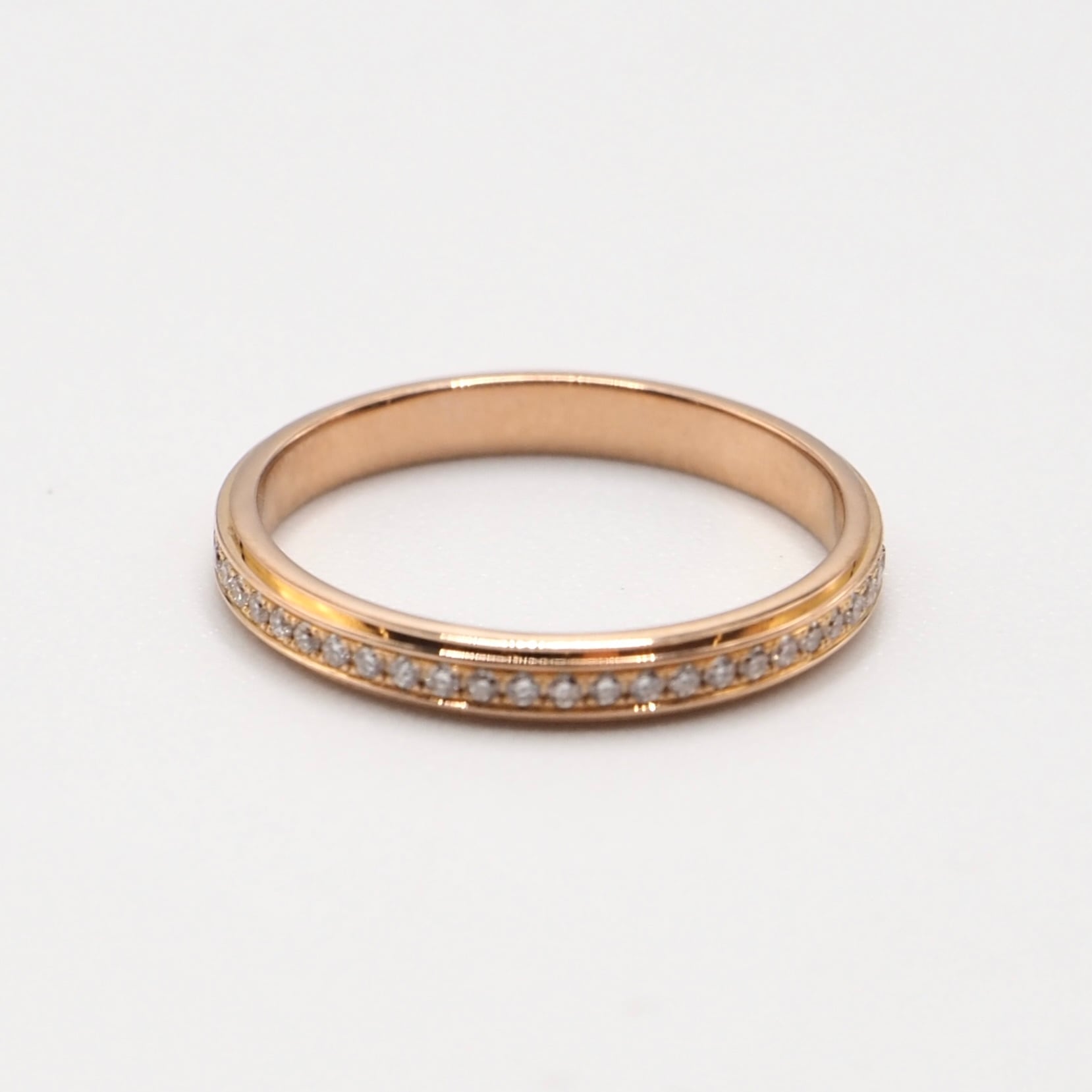 Cartier 約7号 ダムール フルエタニティ リング ピンクゴールド K18