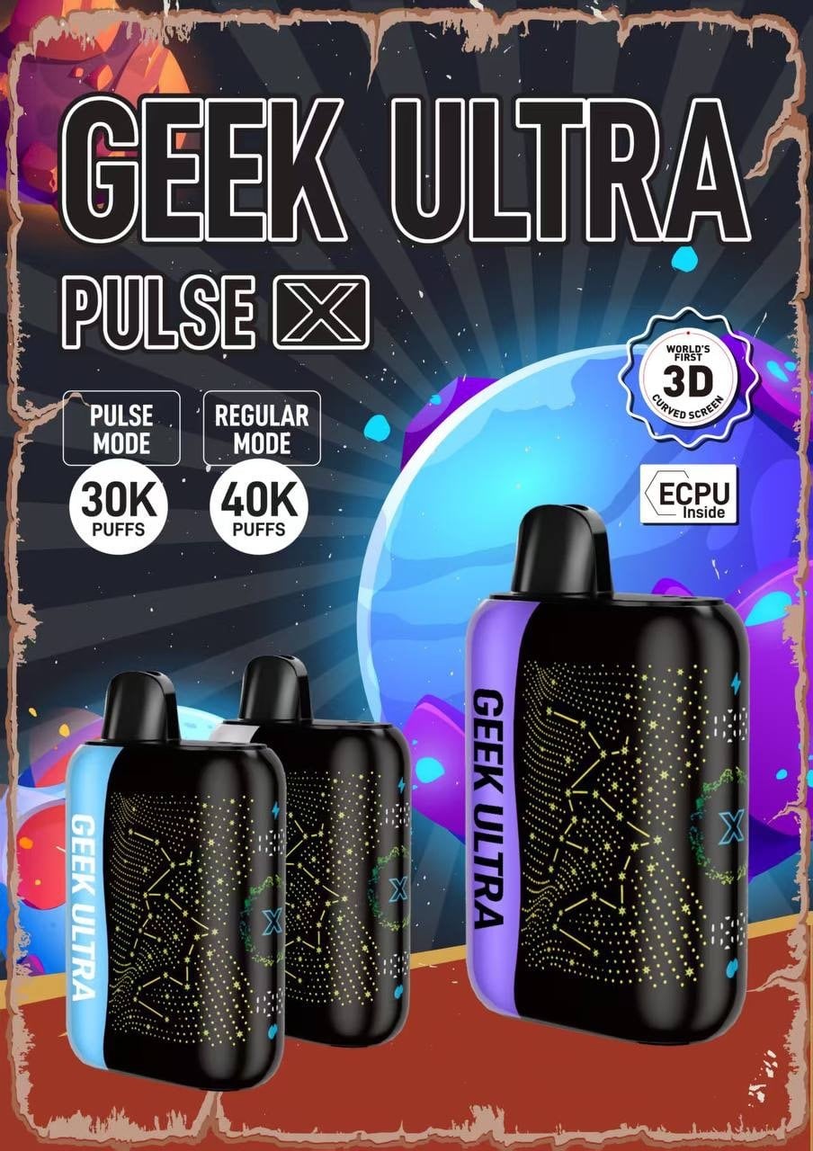 GEEK ULTRA PULSE X 40000puffs Eパフ ニコパフ 禁煙サポート ZERO