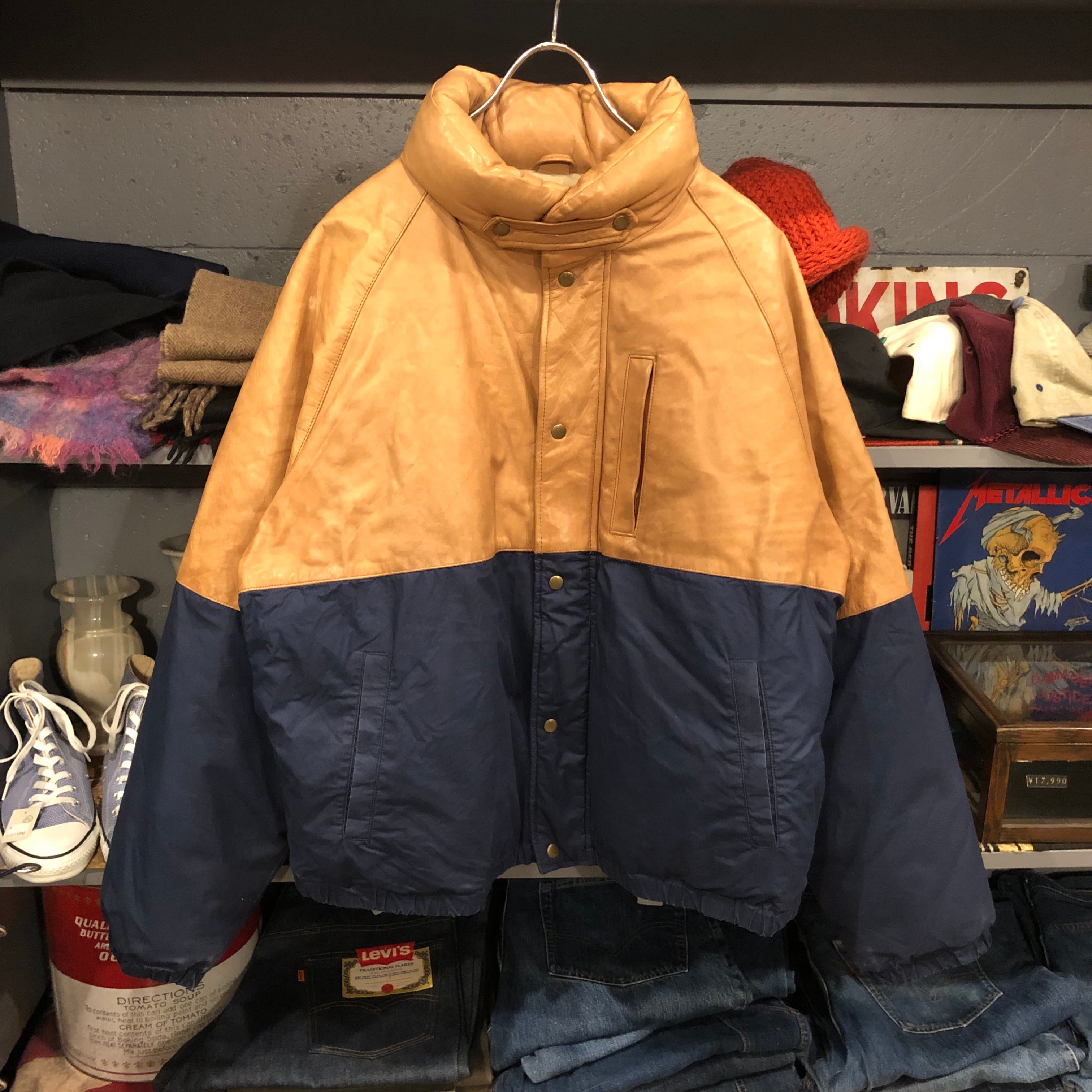 s Polo by Ralph Lauren Leather Switching Down Jacket   VOSTOK