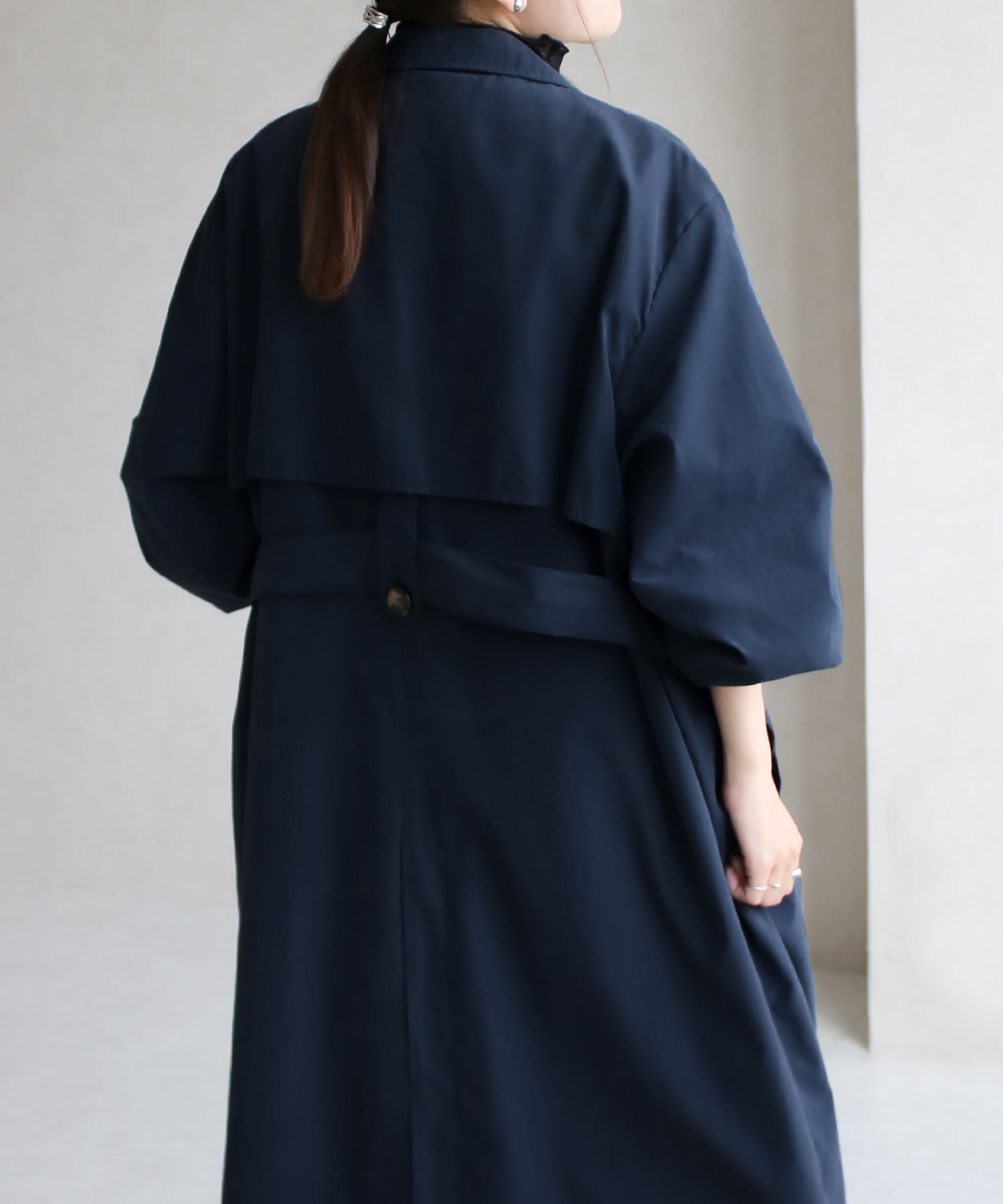 ヨーク付きステンカラーコート | SocialGIRL（ソーシャルガール公式）