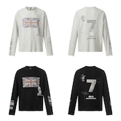 VINTAGE ストリート 国旗プリント ロングTシャツ T2020