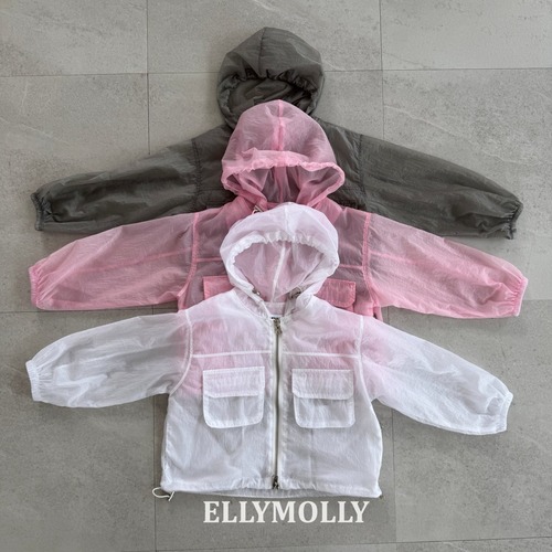[ELLYMOLLY] Shearwind Windbreaker +fee3 / [엘리몰리] 시어윈드바람막이