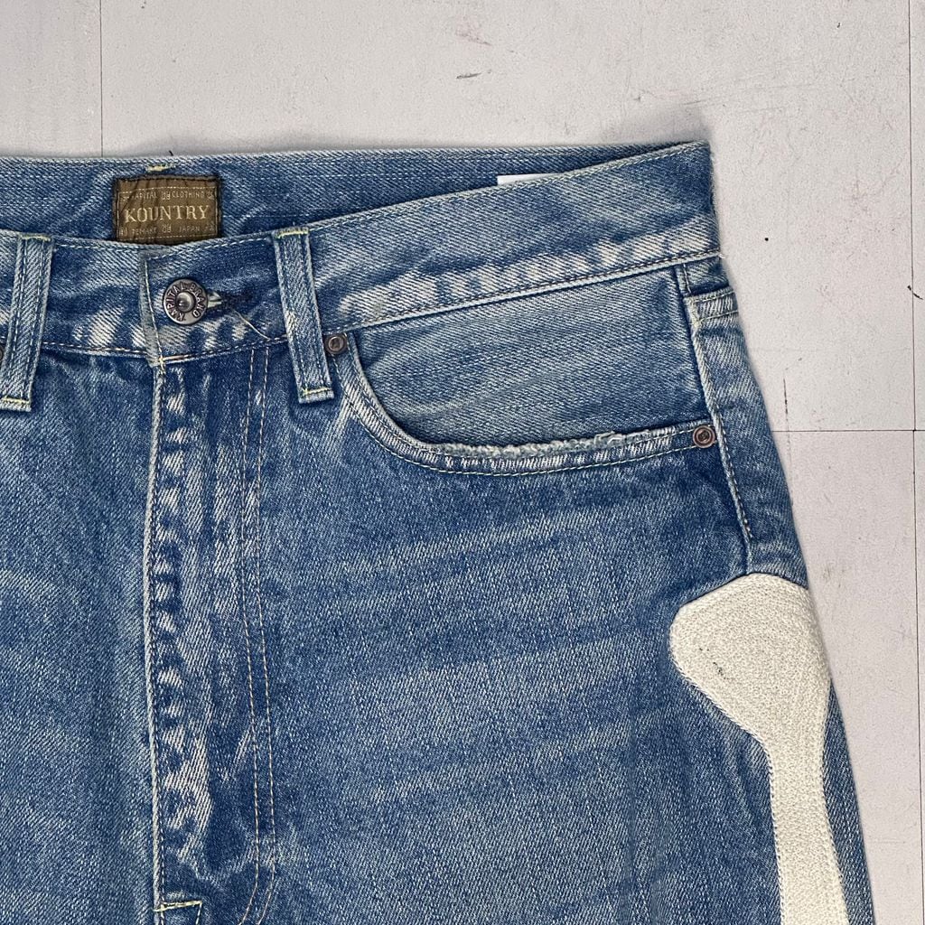 KAPITAL キャピタル BONE Denim half pants デニムショーツ K2004SP149
