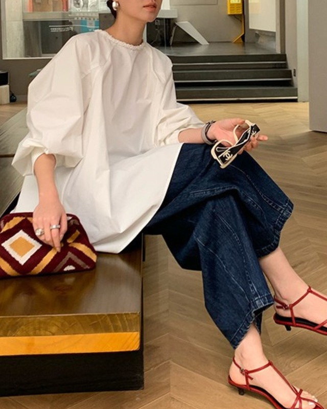 ボリュームスリーブブラウス　S25510