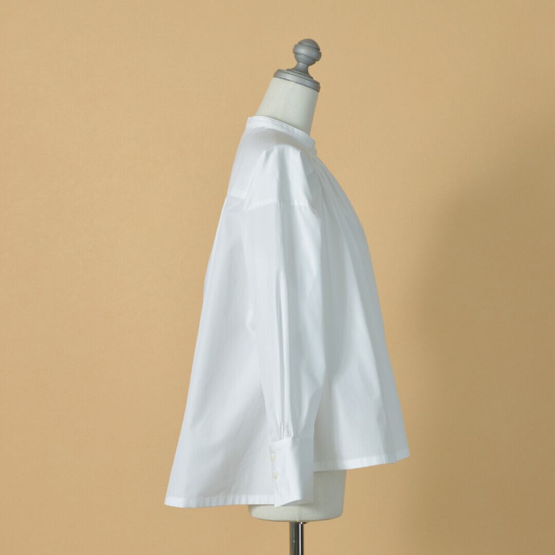 atelier naruse アトリエナルセ コットン ・トーマスメイソン・バンドカラーシャツ