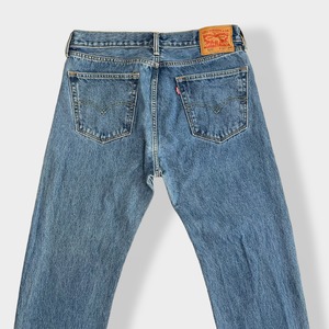 【LEVI'S】505 デニム ジーパン ジーンズ テーパード ジッパーフライ W33 L34 リーバイス US古着